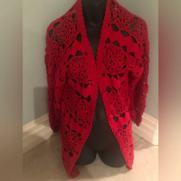 Crochet Cardigan - Picture 1 of 3